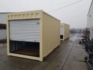 16ft storage container with roll up door