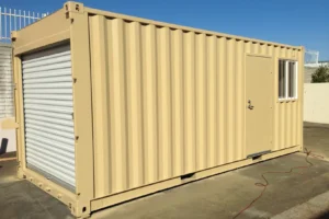 16ft storage container with roll up door
