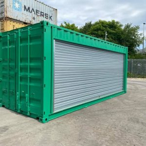 20ft roller shutter conversion container