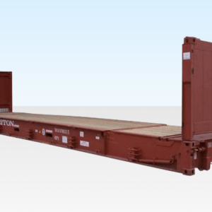 40ft x 8ft used flat rack shipping container