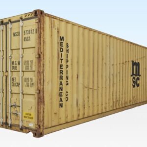40ft x 8ft used shipping container high cube