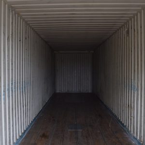45‑ft high cube shipping container – bold blue finish