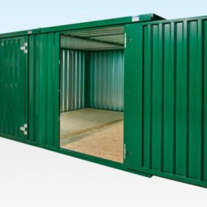 3m x 4.2m side linked flat pack container bundle (powder coated)