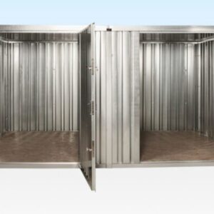 3m x 4.2m side linked flat pack container bundle (galvanised)