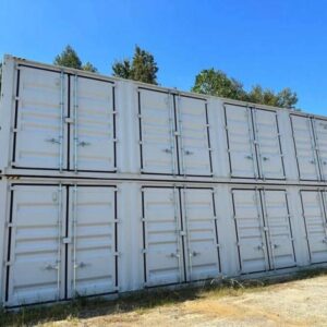40ft shipping container with 4 side doors