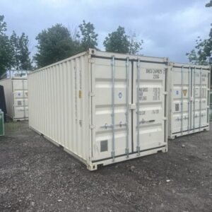 20ft Open Side Shipping Container – One Trip – With Side Doors