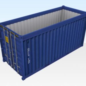 20ft x 8ft used shipping container open top